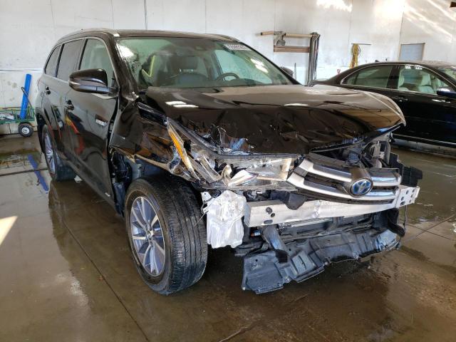 TOYOTA HIGHLANDER 2019 with VIN 5TDJGRFH5KS069428 - Photo from auction