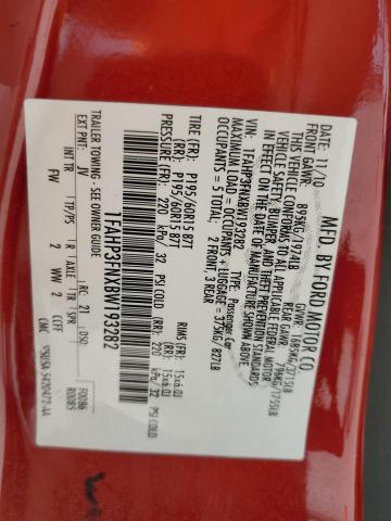 Photo 10 from auction – 2011 FORD FOCUS SE with VIN 1FAHP3FNXBW193282