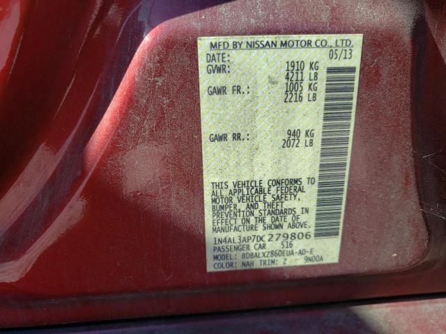 Photo 10 from auction – 2013 NISSAN ALTIMA 2.5 with VIN 1N4AL3AP7DC279806