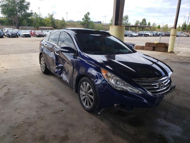 HYUNDAI SONATA SE 2014 with VIN 5NPEC4AC8EH880629 - Photo from auction