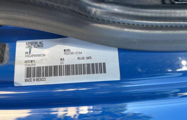 Photo 10 from auction – 2015 INTERNATIONAL PROSTAR with VIN 3HSDJAPR4FN697284