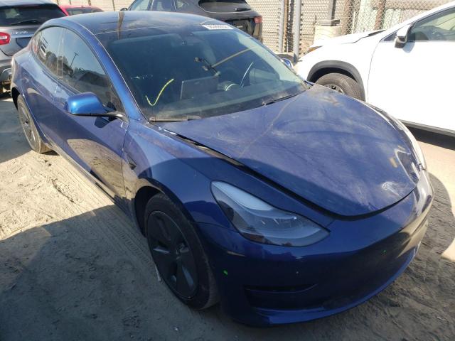 TESLA MODEL 3 2021 with VIN 5YJ3E1EA8MF876327 - Photo from auction