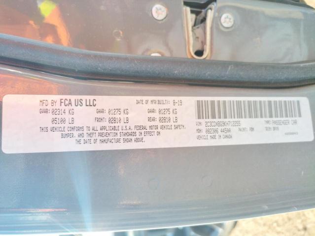 Photo 10 from auction – 2019 DODGE CHARGER SX with VIN 2C3CDXBG9KH712255
