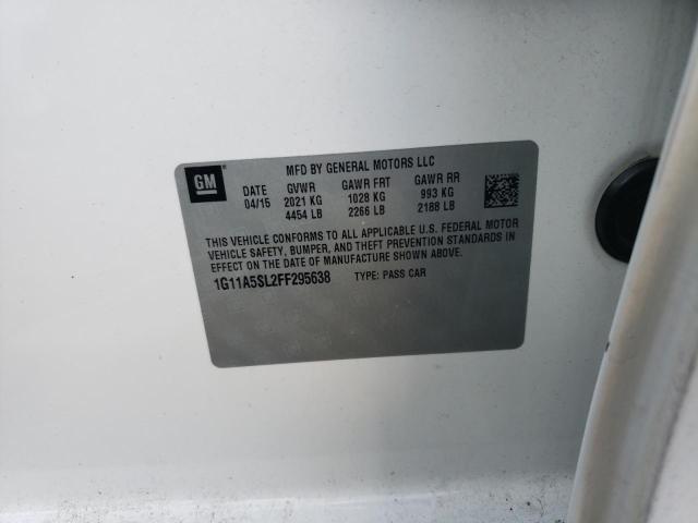 Zdjęcie 10 z aukcji – 2015 CHEVROLET MALIBU LS z VIN 1G11A5SL2FF295638