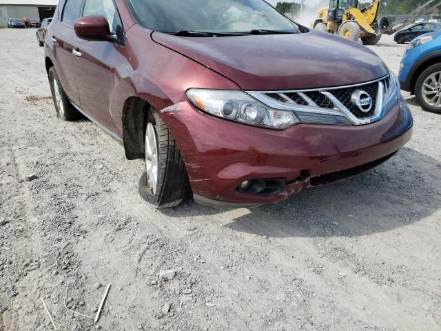 Photo 9 from auction – 2012 NISSAN MURANO S with VIN JN8AZ1MU6CW109369