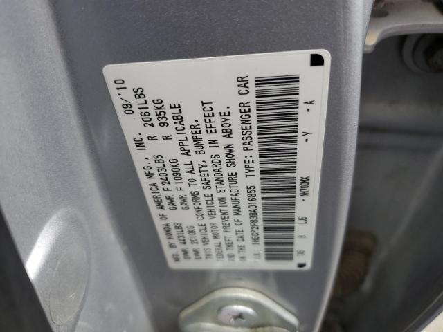 Photo 10 from auction – 2011 HONDA ACCORD EXL with VIN 1HGCP2F83BA016855