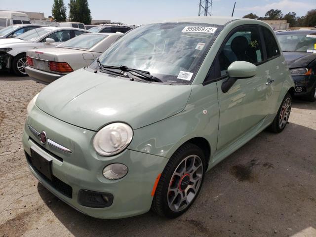 Photo 2 from auction – 2012 FIAT 500 SPORT with VIN 3C3CFFBR8CT142683