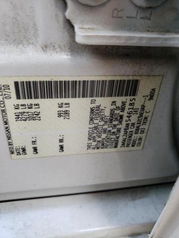 Photo 10 from auction – 2010 NISSAN ALTIMA BAS with VIN 1N4AL2AP8AN546185