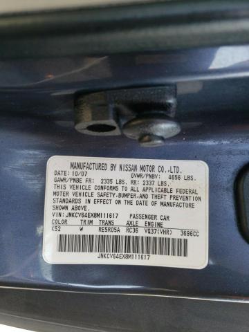 Photo 10 from auction – 2008 INFINITI G37 BASE with VIN JNKCV64EX8M111617