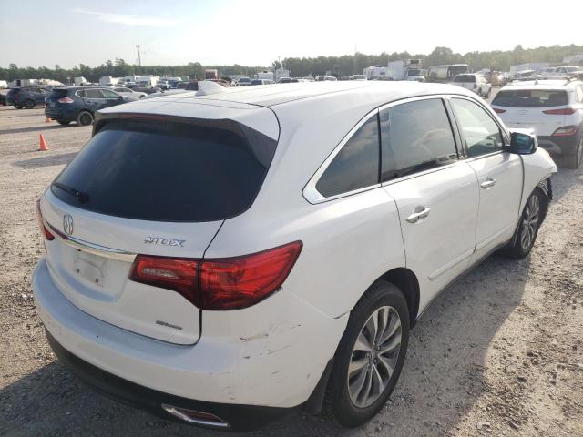 Photo 4 from auction – 2014 ACURA MDX TECHNO with VIN 5FRYD4H42EB025964