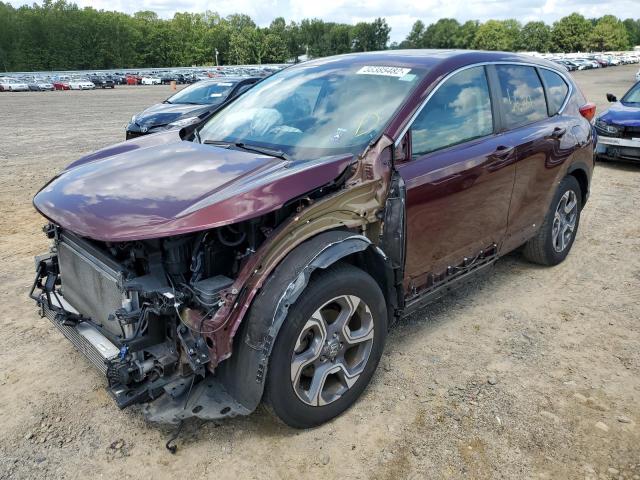 Photo 2 from auction – 2018 HONDA CR-V EX with VIN 7FARW1H54JE012252