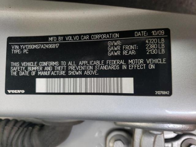 Photo 10 from auction – 2010 VOLVO S40 2.4I with VIN YV1390MS7A2496817