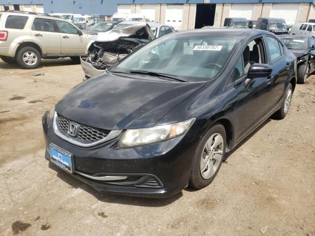 Photo 2 from auction – 2014 HONDA CIVIC LX with VIN 19XFB2F58EE038562