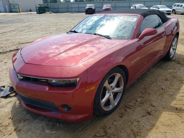 Photo 2 from auction – 2015 CHEVROLET CAMARO LT with VIN 2G1FF3D31F9298354