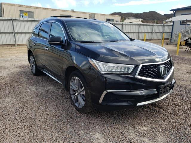 ACURA MDX TECHNO 2017 with VIN 5J8YD4H57HL003410 - Photo from auction