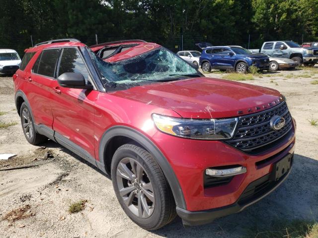FORD EXPLORER X 2021 with VIN 1FMSK8DH8MGB13057 - Photo from auction