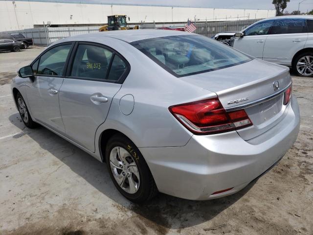 Photo 3 from auction – 2015 HONDA CIVIC LX with VIN 19XFB2F59FE702143