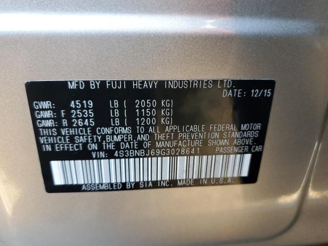 Photo 10 from auction – 2016 SUBARU LEGACY 2.5 with VIN 4S3BNBJ69G3028641