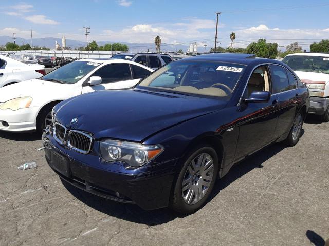 Photo 2 from auction – 2003 BMW 745 I with VIN WBAGL63453DP67201