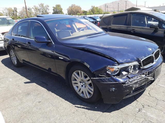BMW 745 I 2003 مع رقم تعريف المركبة WBAGL63453DP67201 - صورة من المزاد