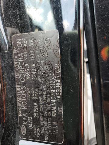 Photo 10 from auction – 2014 KIA CADENZA PR with VIN KNALN4D76E5125301