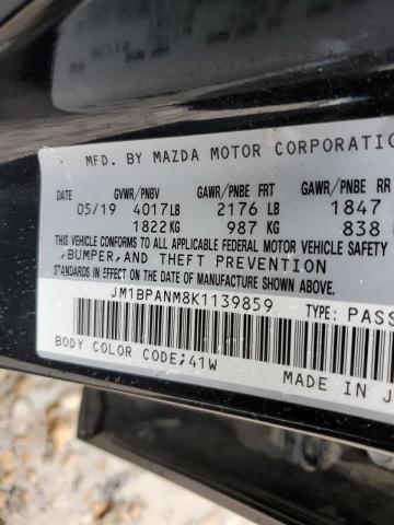 Photo 10 from auction – 2019 MAZDA 3 PREMIUM with VIN JM1BPANM8K1139859