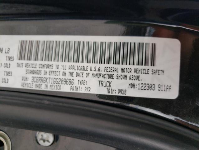Photo 10 from auction – 2016 RAM 1500 ST with VIN 3C6RR6KT1GG209686
