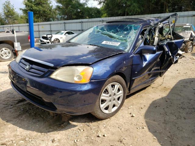 Photo 2 from auction – 2003 HONDA CIVIC EX with VIN 2HGES26883H567406
