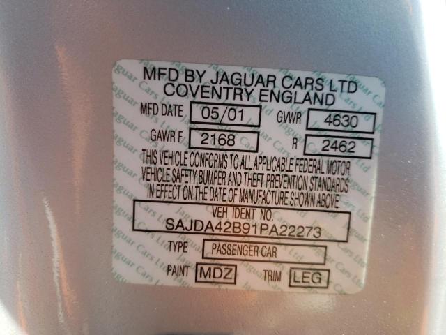 صورة رقم 10 من المزاد - 2001 JAGUAR XKR مع VIN SAJDA42B91PA22273
