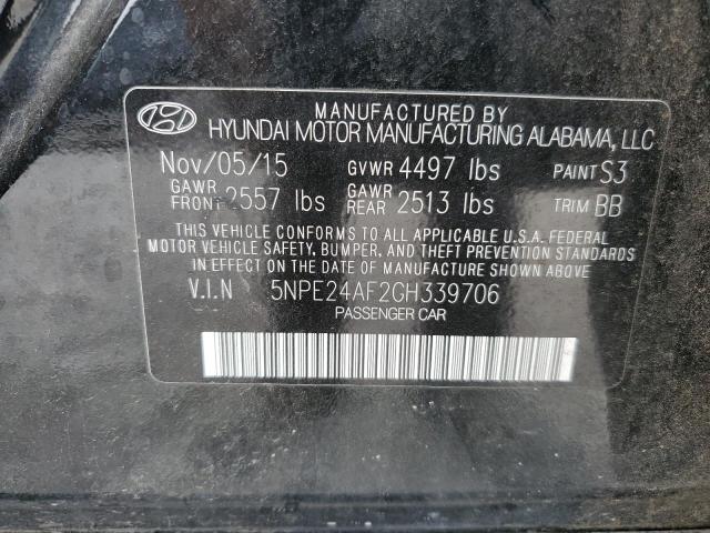 Photo 10 from auction – 2016 HYUNDAI SONATA SE with VIN 5NPE24AF2GH339706