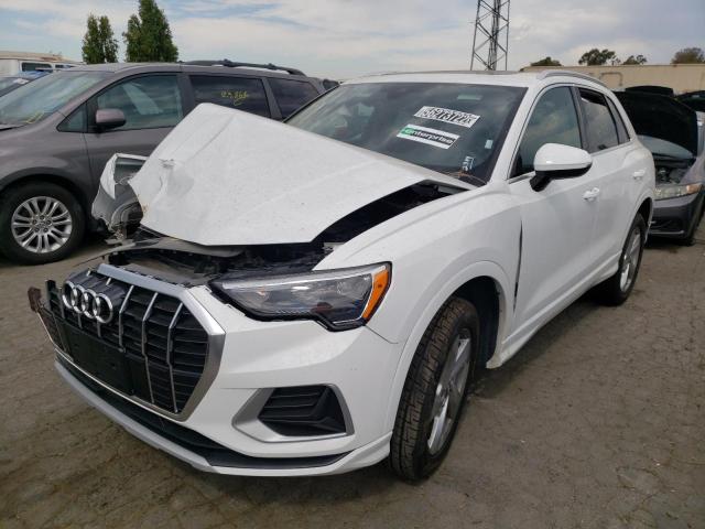 Photo 2 from auction – 2020 AUDI Q3 PREMIUM with VIN WA1AECF32L1032501