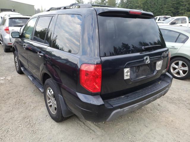 Photo 3 from auction – 2003 HONDA PILOT EX with VIN 2HKYF18483H521649