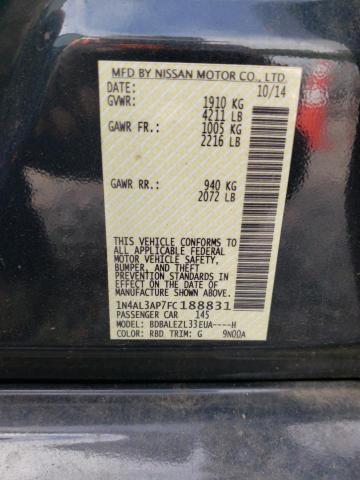 Photo 10 from auction – 2015 NISSAN ALTIMA 2.5 with VIN 1N4AL3AP7FC188831