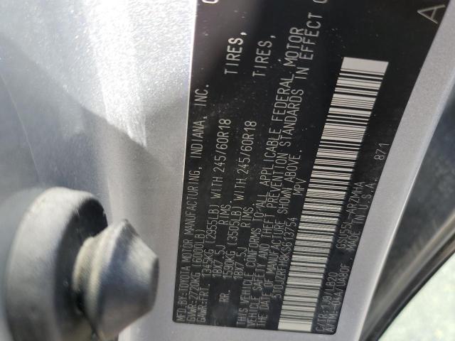 Photo 10 from auction – 2019 TOYOTA HIGHLANDER with VIN 5TDJZRFH8KS613754