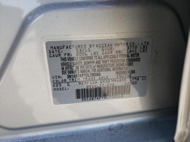 Photo 10 from auction – 2013 NISSAN SENTRA S with VIN 3N1AB7AP7DL705568