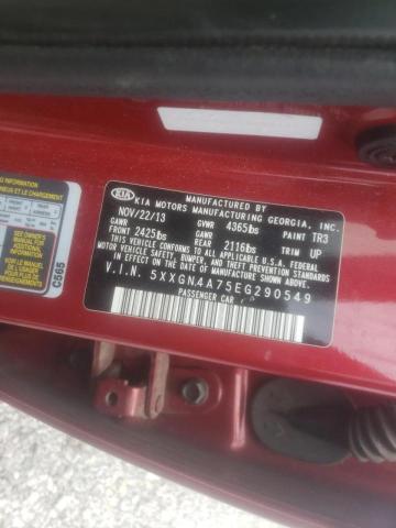 Photo 10 from auction – 2014 KIA OPTIMA EX with VIN 5XXGN4A75EG290549