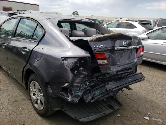 Photo 9 from auction – 2014 HONDA CIVIC LX with VIN 19XFB2F52EE269098