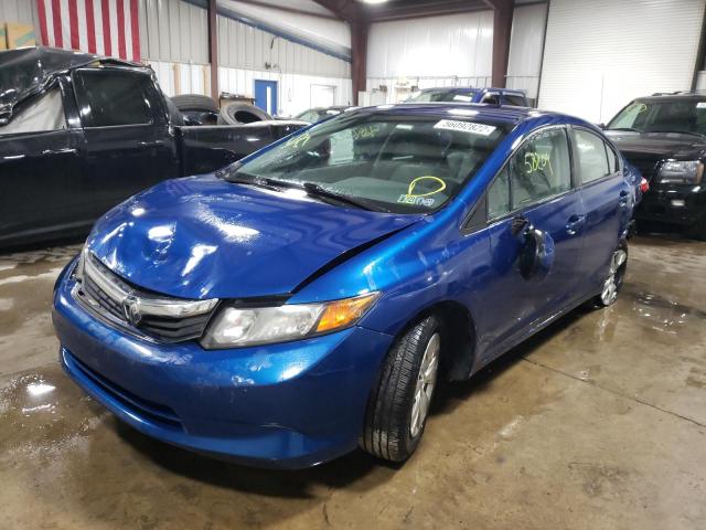 Photo 2 from auction – 2012 HONDA CIVIC LX with VIN 19XFB2F53CE323733