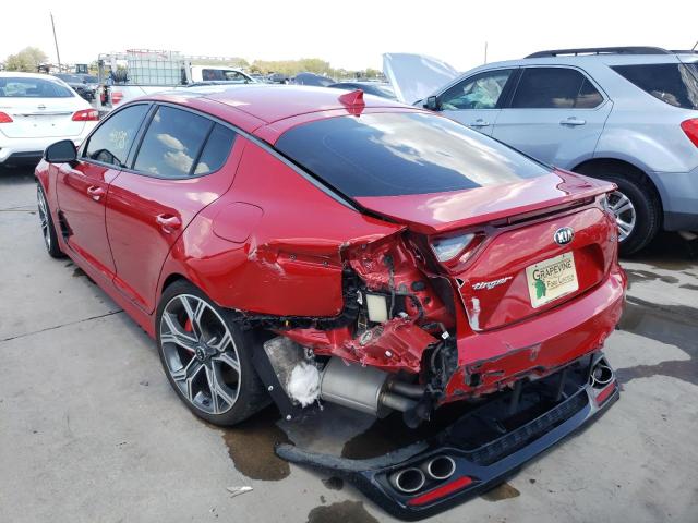 Photo 3 from auction – 2018 KIA STINGER GT with VIN KNAE55LC8J6035391