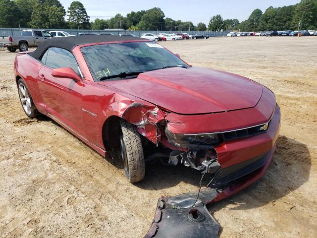 Photo 1 from auction – 2015 CHEVROLET CAMARO LT with VIN 2G1FF3D31F9298354