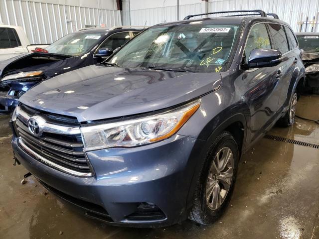 Photo 2 from auction – 2016 TOYOTA HIGHLANDER with VIN 5TDZKRFH4GS178407
