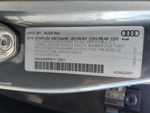 Photo 10 from auction – 2015 AUDI A3 PREMIUM with VIN WAUACGFF5F1112521