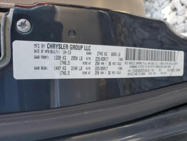 Photo 10 from auction – 2014 DODGE GRAND CARA with VIN 2C4RDGBG5ER180183