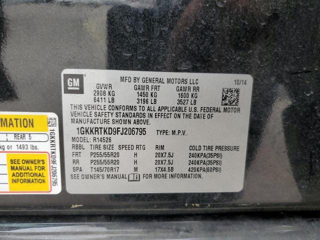 Photo 10 from auction – 2015 GMC ACADIA DEN with VIN 1GKKRTKD9FJ206795