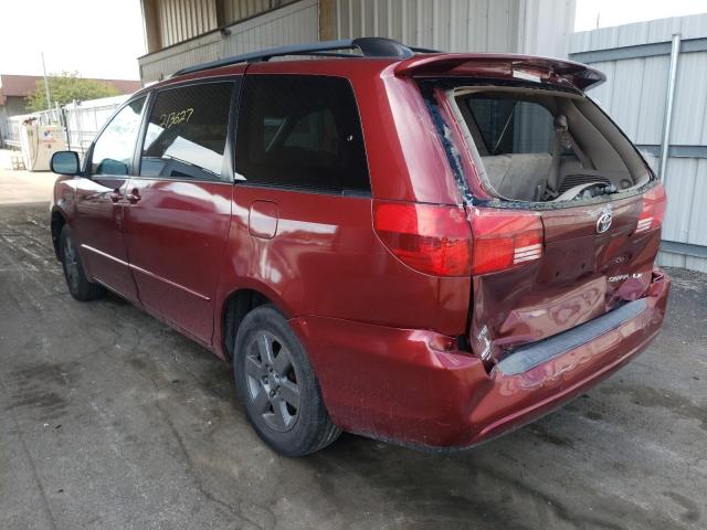 Photo 3 from auction – 2005 TOYOTA SIENNA CE with VIN 5TDZA23C05S277869
