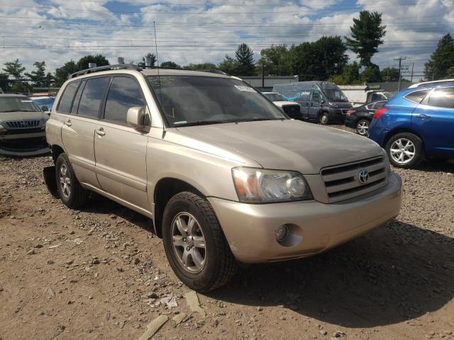 TOYOTA HIGHLANDER 2005 with VIN JTEEP21A850104632 - Photo from auction