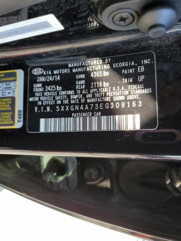 Photo 10 from auction – 2014 KIA OPTIMA EX with VIN 5XXGN4A73EG309163