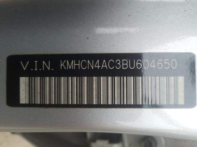 Photo 10 from auction – 2011 HYUNDAI ACCENT GLS with VIN KMHCN4AC3BU604650