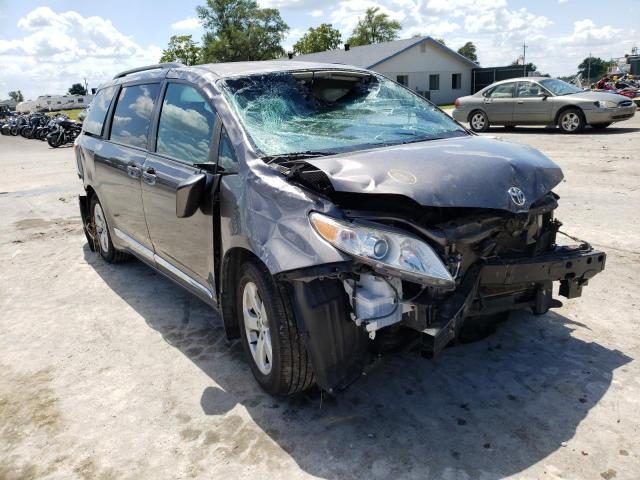 TOYOTA SIENNA LE 2017 with VIN 5TDKZ3DC7HS858188 - Photo from auction