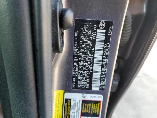 Photo 10 from auction – 2015 TOYOTA CAMRY LE with VIN 4T1BF1FK2FU917797